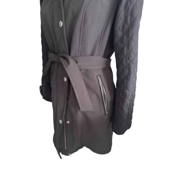 MICHAEL KORS Women's Gray Hooded Winter Coat Size Small - Picture 5 of 10